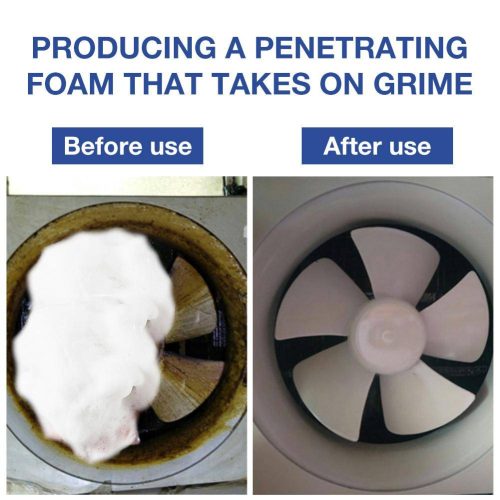 Flamingo Multi-Purpose Foam Cleaner with Brush– 650 ml, Dry Wash Foam Cleaner Spray