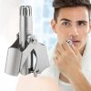Nose Ear Hair Trimmer Manual Stainless Steel, Shaving And Unwanted Hair Removal Tool