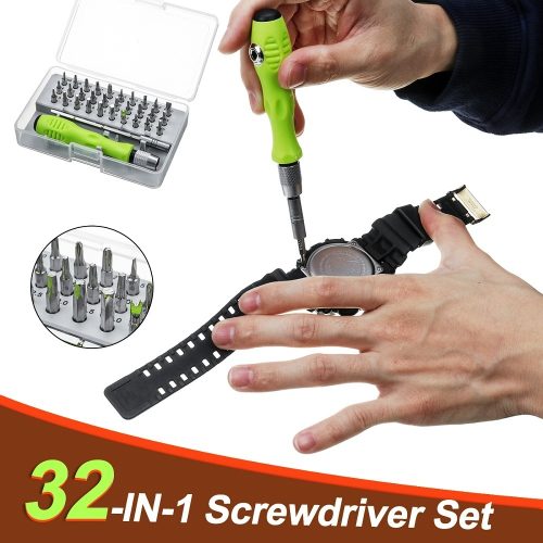 7ca2a075-ca88-4146-a78e-6cd0cbe6fa50 Multi Functional 32 in 1 Precision Handle Mini Screw driver set