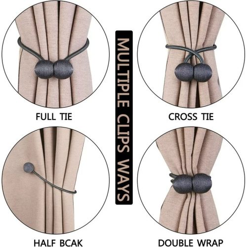 Magnetic Curtain Buckle, Modern Curtain Holder, Multicolor Decoration, Living Room Accessories - 1 Pair-ম্যাগনেটিক কার্টেন বাকল, মডার্ন কার্টেন হোল্ডার, মাল্টিকালার ডেকোরেশন, লিভিং রুমের এক্সেসরিজ - ১ জোড়া