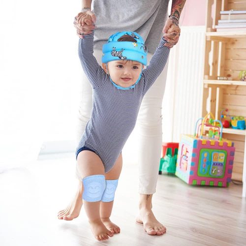 2 পিস বেবি হাটু প্যাড, বাচ্চাদের পা উষ্ণ করার জন্য হাঁটুর সাপোর্ট প্রটেক্টর বেবি নীক্যাপ