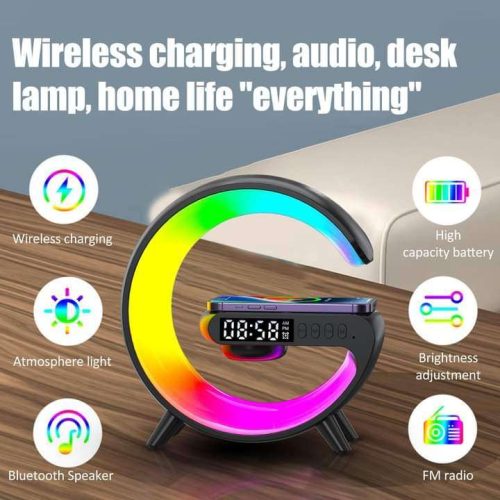 Led wireless charging speaker G63