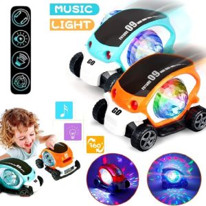 09 Future Car Rotate 360° with Flashing Light & Music 3D Electric Toy Cars for Kids. Didai 09 Future Car
