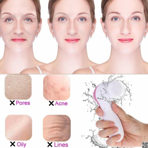 5 in 1 Facial Cleansing and Massage Brush, 5 in 1 Beauty Care Massager