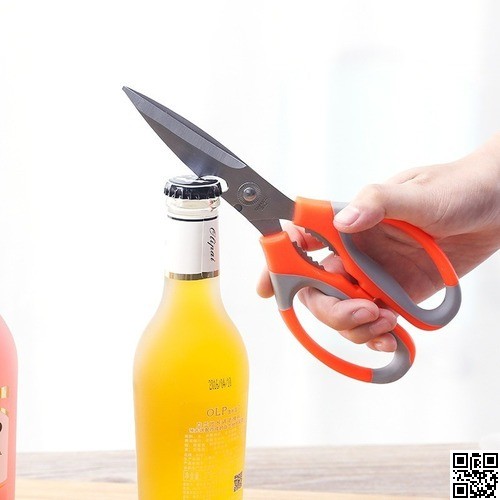 রান্নাঘরের কাঁচি, মাল্টি ফাংশন রান্নাঘরের কাঁচি ধারালো হাড় কাটার স্টেইনলেস স্টিলের রান্নাঘরের কাঁচি