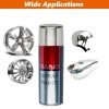 Sanvo Spray Paint (318 Bright Chrome) Metallic Bright Chrome Color Aerosol Spray Paint