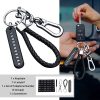 Anti-lost Phone Number Plate Pendant Keychain, Anti Lost Keyring With Phone Number Plate