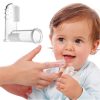 Silicon baby finger toothbrush with cover