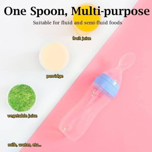 Applebear Silicone Baby Spoon Blue Feeder From 0m+ 120ml