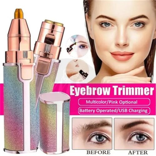 ২ ইন ১ ইলেকট্রিক আইব্রো ট্রিমার, ব্লোলেস ফেসিয়াল হেয়ার রিমুভার