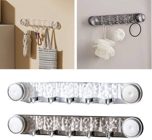 Multipurpose Rotating Suction Cup Hook with Strong Adhesion for Kitchen Supplies and Bathroom Organization