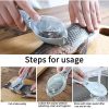 Plastic Fish Scales Remover Fast Cleaning Fish Skin Descaler With Cap