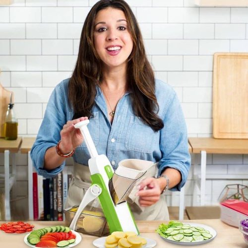 ব্রাভা স্প্রিং স্লাইসার ভেজিটেবল ফ্রুটস কাটার, ভেজিটেবল কাটার, সবজি কাটার