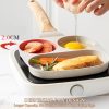 Breakfast Frying Pan, Nonstick Egg Frying Pan, 3-in-1 Nonstick Pan, Cooking Fry Pan for Breakfast