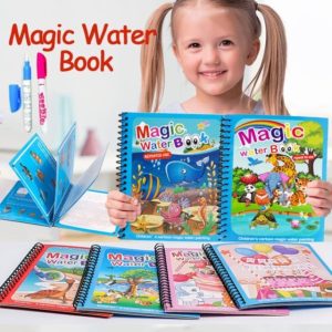 Magical Water Drawing Book, Magic Water Colouring Book