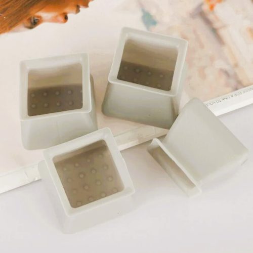 Silicone Chair Leg Square Caps 4Pcs/set
