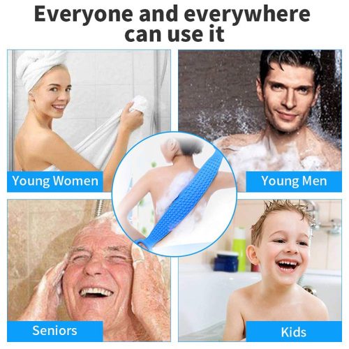 সিলিকন বডি ম্যাসাজ শাওয়ার ম্যাজিক ব্রাশ নমনীয় স্ক্র্যাবার