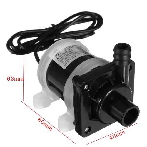 12 Volt DC Solar Powered Brushless Magnetic Submersible shafi water pump 300L/H Fish Pond Aquarium Smooth Operation