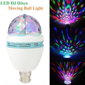 LED DJ Disco Moving Bulb Light Multi-Color