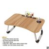 Foldable Laptop Table Wooden For Reading, Writing, Eating, On Bed