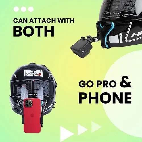 Motorcycle Helmet Chin Mount Holder Bracket for Mobile & GoPro