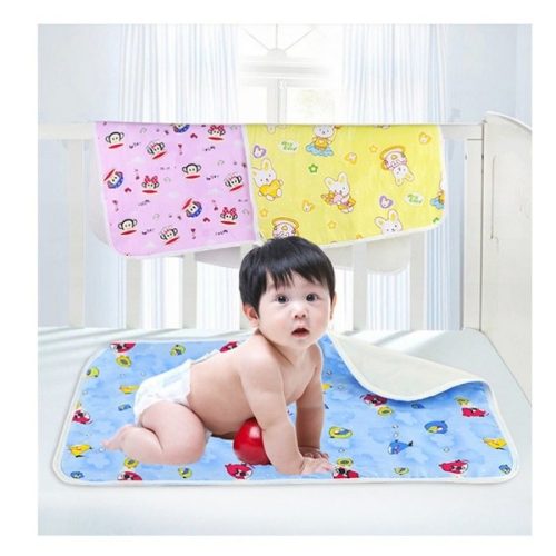 Baby Urine Mat (L 53cm-70cm), New Born Baby Waterproof, Reusable And Washable Urine Pad