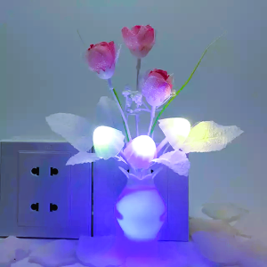 Romantic LED Mushroom Night Light, Day Night Sensor LED Mushroom Light
