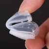 Silicon baby finger toothbrush with cover