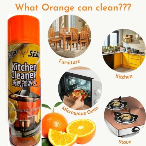 Kitchen Cleaner Foam  Spray, Top Seal Kitchen Cleaner Foam Spray-রান্নাঘর ক্লিনার ফোম স্প্রে, টপ সিল রান্নাঘর ক্লিনার ফোম স্প্রে