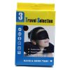 Travel Selection 3 in 1 with Comfort Neck Pillow Sleeping Eye Mask & Travel Earplug Set