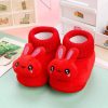 Rabbit Cartoon Baby Shoe, Warm Soft Sole Winter Plush and Thick Cotton Socks and Shoes