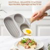 Breakfast Frying Pan, Nonstick Egg Frying Pan, 3-in-1 Nonstick Pan, Cooking Fry Pan for Breakfast