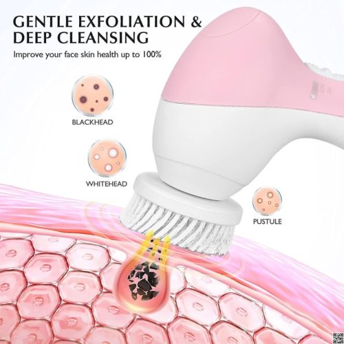 5 in 1 Facial Cleansing and Massage Brush, 5 in 1 Beauty Care Massager