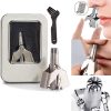 Nose Ear Hair Trimmer Manual Stainless Steel, Shaving And Unwanted Hair Removal Tool