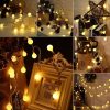 20 led Ball shape Fairy Lights, warm white snow ball Waterproof Decorative Fairy Lights 20 pieces set - Room Decoration Light