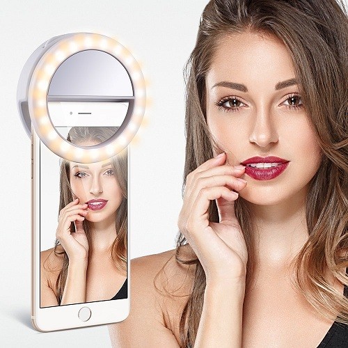 Rechargeable Mobile Selfie Ring Light, Selfie Ring Light for Live Video Call, মোবাইল সেলফি রিং লাইট