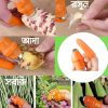 Silicone Finger Protector for vegetables cutting (6 Pieces) 1 Set
