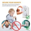 বেবি সেফটি ইলেকট্রিক্যাল সকেট কভার-১০ পিসি সেট, মাল্টিপ্লাগ সেফটি গার্ড, ইলেকট্রিক সকেট প্লাগ প্রোটেক্টর