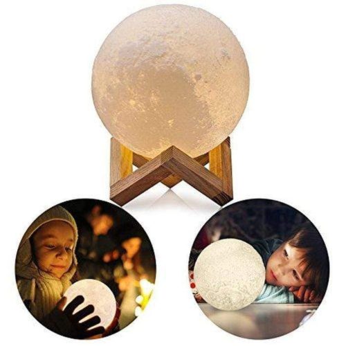 3D Moon Lamp 16 Colors With Remote Control