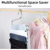 5 Layers Stainless Steel S Shape Multifunctional Clothes Hanger