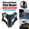 Motorcycle Helmet Chin Mount Holder Bracket for Mobile & GoPro