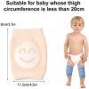2 পিস বেবি হাটু প্যাড, বাচ্চাদের পা উষ্ণ করার জন্য হাঁটুর সাপোর্ট প্রটেক্টর বেবি নীক্যাপ