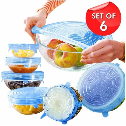 6pcs Silicon (Big) Food Cover Set