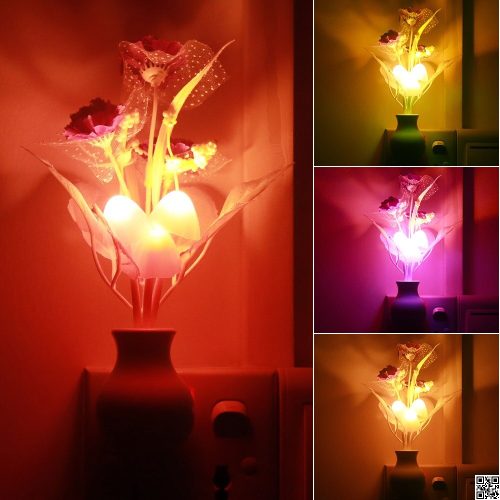 f8833991-ee14-4272-88e0-97c0ca6550a1 Romantic LED Mushroom Night Light, Day Night Sensor LED Mushroom Light