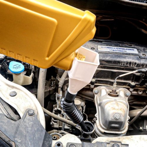 Draining Oil Snap Plastic Funnel, Flexible Portable Oil Funnel