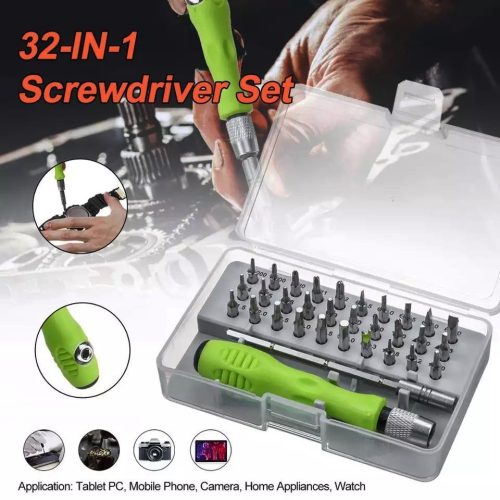 fa4c8e54-5fa9-4613-9f15-83b8b669af1c Multi Functional 32 in 1 Precision Handle Mini Screw driver set