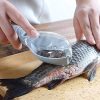 Plastic Fish Scales Remover Fast Cleaning Fish Skin Descaler With Cap