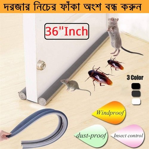 36 Inch Door Bottom Sealing Strip, Door Sealing Stopper, Door Foam