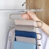 5 Layers Stainless Steel S Shape Multifunctional Clothes Hanger