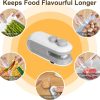 Mini Bag Sealer, Rechargeable Heat Sealer, 2 in 1 Chip Bag Sealer & Cutter, Mini Bag Sealer Machine, Portable Handheld Food Sealer for Plastic Bags